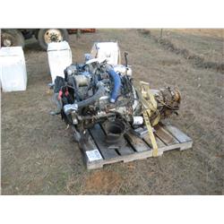 ISUZU DIESEL ENGINE W/TRANSMISSION