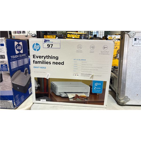 HP ENVY 6052 ALL-IN-ONE PRINTER *WORKING CONDITION UNKNOWN/MAY BE MISSING PARTS AND/OR PIECES*