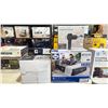 Image 1 : SEALY QUEEN MATTRESS WITH HEADBOARD, SHARPER IMAGE DEEP TISSUE MASSAGER & A MAINSTAYS MATTE FINISH