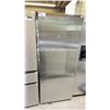 Image 1 : GALANZ STAINLESS STEEL STANDING FRIDGE OR FREEZER (HANDLE DETACHED)