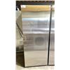 Image 1 : GALANZ STAINLESS STEEL STANDING FRIDGE OR FREEZER 28"W (HANDLE DETACHED)