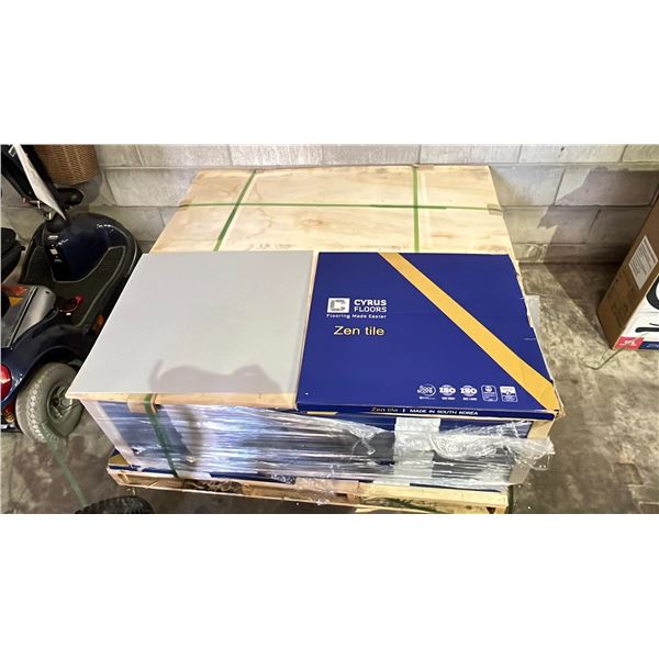 PALLET OF 1674.24 SQ. FT. OF ZEN TILE SLATE 23.6" X 23.6" (48 BOXES TOTAL, MUST TAKE ALL)