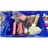 Image 2 : 2 BINS OF ASSORTED COSMETICS INCLUDING MARK GIFT SETS, SHOWER GEL, BODY BUTTER, MASCARA, PERFUME,