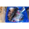 Image 2 : 2 BINS OF ASSORTED COSMETICS INCLUDING RAZORS, HEADBANDS, LIP GLOSS, EYE SHADOW, SHOWER GEL & MORE
