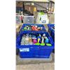 Image 1 : 2 BINS OF ASSORTED SHAMPOO, CONDITIONER, SHAVING CREAM, BODY SPRAY & MORE