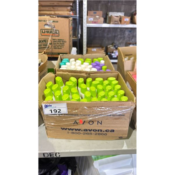 2 BOXES OF ASSORTED AVON SHAMPOO & CONDITIONER