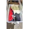 Image 2 : BIN OF VARIOUS STYLES & SIZES OF WOMENS CLOTHES, MOST L-XL