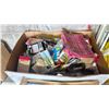 Image 3 : 2 BOXES OF ASSORTED COSMETIC ITEMS INCLUDING SELF TANNING LOTION, DEODORANT, FAKE NAILS, TWEEZERS,
