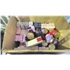Image 3 : 2 BOXES OF ASSORTED MAKEUP, CANDLES, SHOWER GEL, COLOGNE & MORE