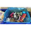 Image 2 : 2 BINS OF ASSORTED MAKE UP, FACE CREAM, SHAMPOO, VERSACE RED JEANS PERFUME & MORE