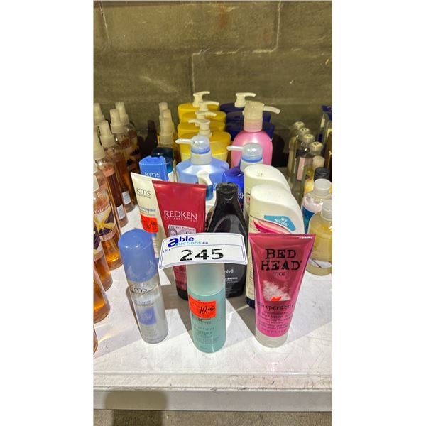 ASSORTED BODY LOTIONS, SHAMPOO, CONDITIONER & BODY SPRAY