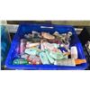 Image 2 : 2 BINS OF ASSORTED CHAPSTICK, SOAPS, LOTIONS BODY SPRAY & MORE