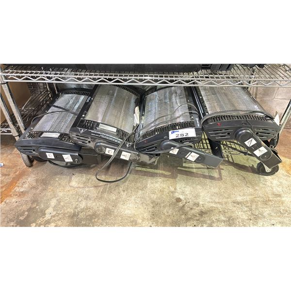 ASSORTED ELECTRIC MOUNTABLE HEATERS
