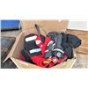Image 2 : BOX OF MOVIE SET WET SUIT, WARRIOR LACROSSE GLOVES, ASSORTED TACTICAL BAGS & MORE