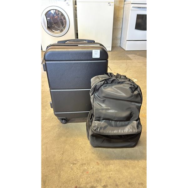 *NEW* JETSTREAM 2-PC CARRY ON & PERSONAL BAG LUGGAGE SET (BLACK)