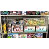 Image 1 : SHELF OF ASSORTED TOYS INCLUDING; MONSTER JAM MODEL CARS, NERF N SERIES PINPOINT, LITTLE TIKES