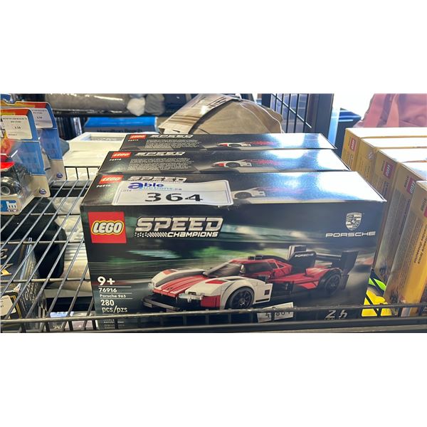 3 LEGO SPEED CHAMPIONS PORSCHE 963 76916 BUILDING TOYS