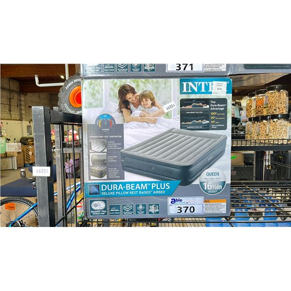 INTEX DURA-BEAM PLUS DELUXE PILLOW REST RAISED AIRBED QUEEN SIZE