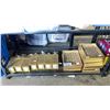 Image 1 : SHELF OF GOLD MOSAIC CHARCUTERIE BOARDS & GOLD MOSAIC LANTERNS
