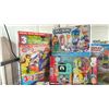 Image 2 : SHELF OF ASSORTED ITEMS INCLUDING; LITTLE TIKES 3-IN-1 HOOP IT UP! PLAY CENTER, GONE FISHIN' GAME,