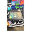 Image 3 : SHELF OF ASSORTED ITEMS INCLUDING; FISHER PRICE BOUNCESATINOAL BOUNCER, DISNEY VILLAINOUS BOARD