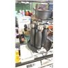 Image 3 : SHELF OF ASSORTED ITEMS INCLUDING; SMOKE ALARMS, GOTHAM STEEL DIAMOND POT & PAN SET, KNIFE BLOCK