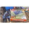 Image 2 : SHELF OF ASSORTED ITEMS INCLUDING; OZARK TRAIL SLANT LEG CANOPY, OZARK TRAIL DOUBLE AIRBED & GOZONE
