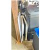 Image 3 : ASSORTED ITEMS INCLUDING; FOLDING TABLE, WASTE BINS, PICTURE FRAMES & MORE