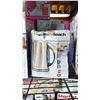 Image 3 : SHELF OF ASSORTED ITEMS INCLUDING; BEAUTIFUL PROGRAMMABLE COFFEE MAKER, HAMILTON BEACH BREAD MAKER,