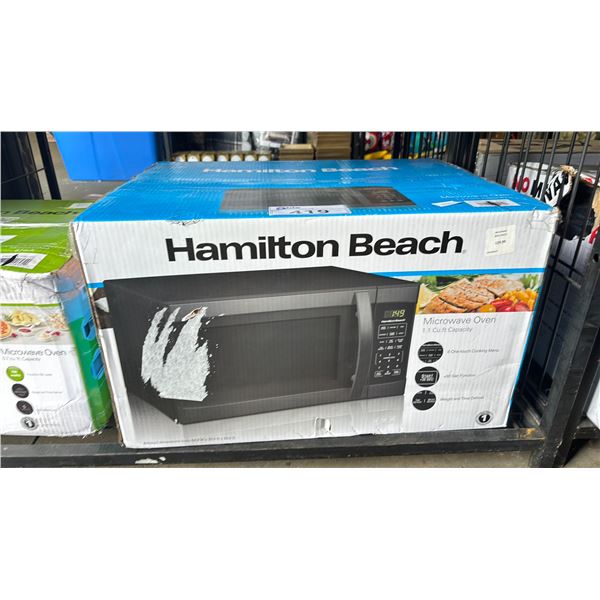 HAMILTON BEACH 1.1 CU. FT. MICROWAVE OVEN