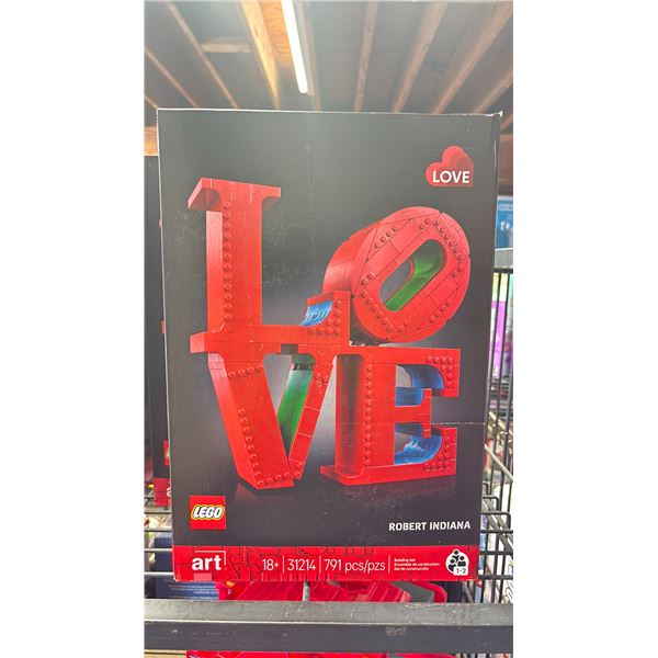 LEGO ART ROBERT INDIANA LOVE BUILDING SET 31214