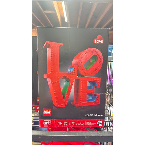 LEGO ART ROBERT INDIANA LOVE BUILDING SET 31214