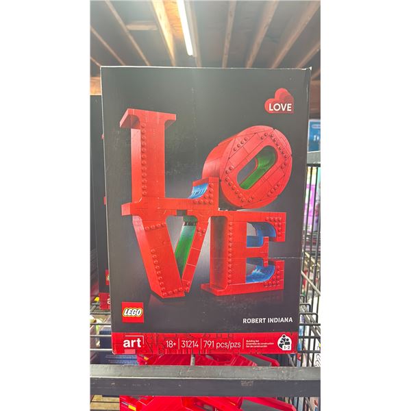 LEGO ART ROBERT INDIANA LOVE BUILDING SET 31214