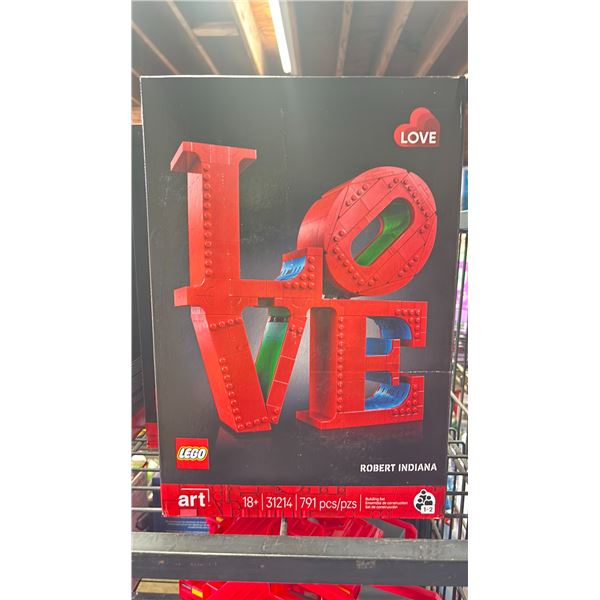 LEGO ART ROBERT INDIANA LOVE BUILDING SET 31214