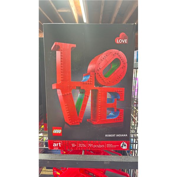 LEGO ART ROBERT INDIANA LOVE BUILDING SET 31214