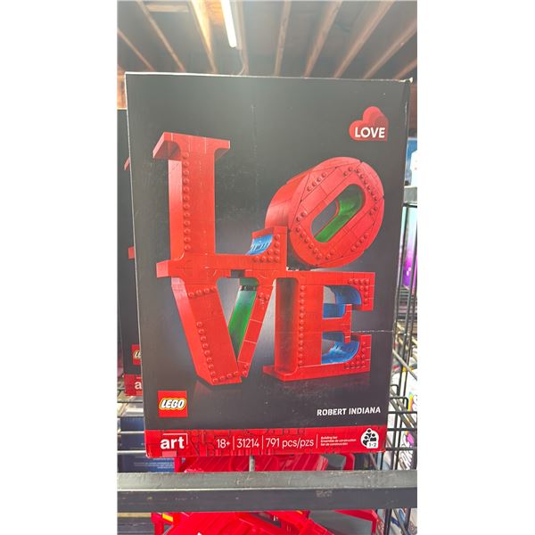 LEGO ART ROBERT INDIANA LOVE BUILDING SET 31214