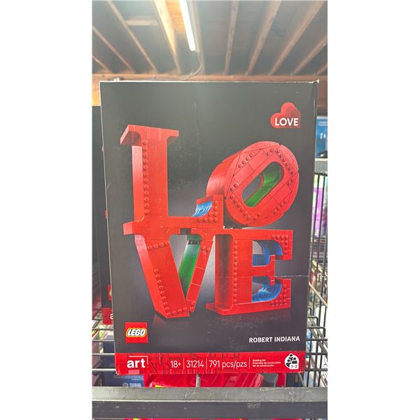 LEGO ART ROBERT INDIANA LOVE BUILDING SET 31214