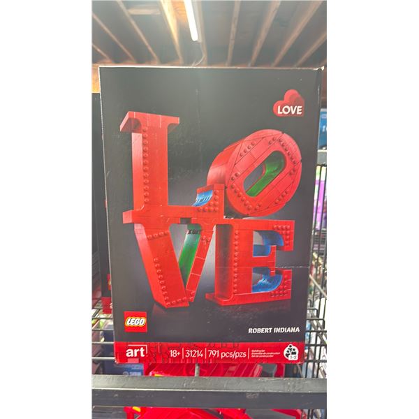LEGO ART ROBERT INDIANA LOVE BUILDING SET 31214