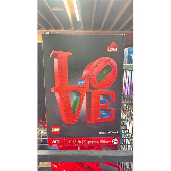 LEGO ART ROBERT INDIANA LOVE BUILDING SET 31214