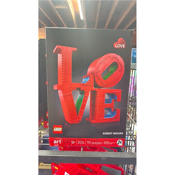 LEGO ART ROBERT INDIANA LOVE BUILDING SET 31214
