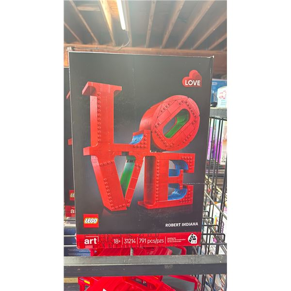 LEGO ART ROBERT INDIANA LOVE BUILDING SET 31214