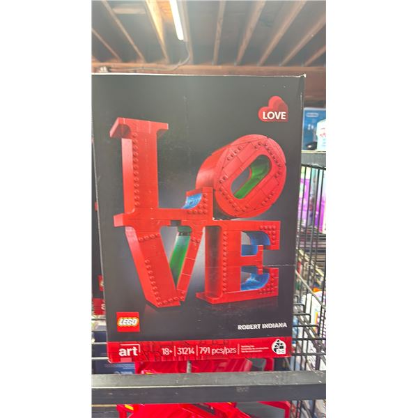 LEGO ART ROBERT INDIANA LOVE BUILDING SET 31214