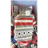 Image 3 : BIN OF ASSORTED DOG GEAR INCLUDING; JACKETS, SWEATERS & BANDANAS