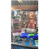 Image 2 : SHELF OF ASSORTED ITEMS INCLUDING; BABY BORN MY REAL BABY ANNABELL DOLL, MAXXACTION 3-IN-1 CRANE