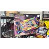 Image 2 : SHELF OF ASSORTED ITEMS INCLUDING; ELECTRONIC ARCADE PINBALL, TABLE TOP HOVER HOCKEY GAME, NBA 18"