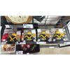 Image 2 : SHELF OF ASSORTED ITEMS INCLUDING; METAL EZFLOW 2-WAY CONTROL VALVES, WALL CLOCKS & PICTURE FRAMES