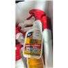 Image 2 : 2 BINS OF ASSORTED ITEMS INCLUDING; SCENT KILLER, MOOSE JUICE, LAUNDRY DETERGENT & MORE