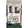 Image 3 : SHELF OF ASSORTED ITEMS INCLUDING; FLOOR LAMPS, HIGH VELOCITY FLOOR FAN, INFRARED QUARTZ HEATER &