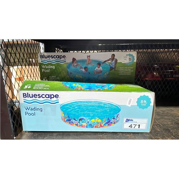 3 BLUESCAPE 8' WADING POOLS