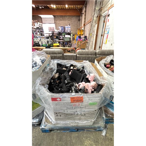 GAYLORD OF ASSORTED STYLES/SIZES OF NEW BOOTS, SLIPPERS, & SHOES *RETAIL VALUE $3,496.86*